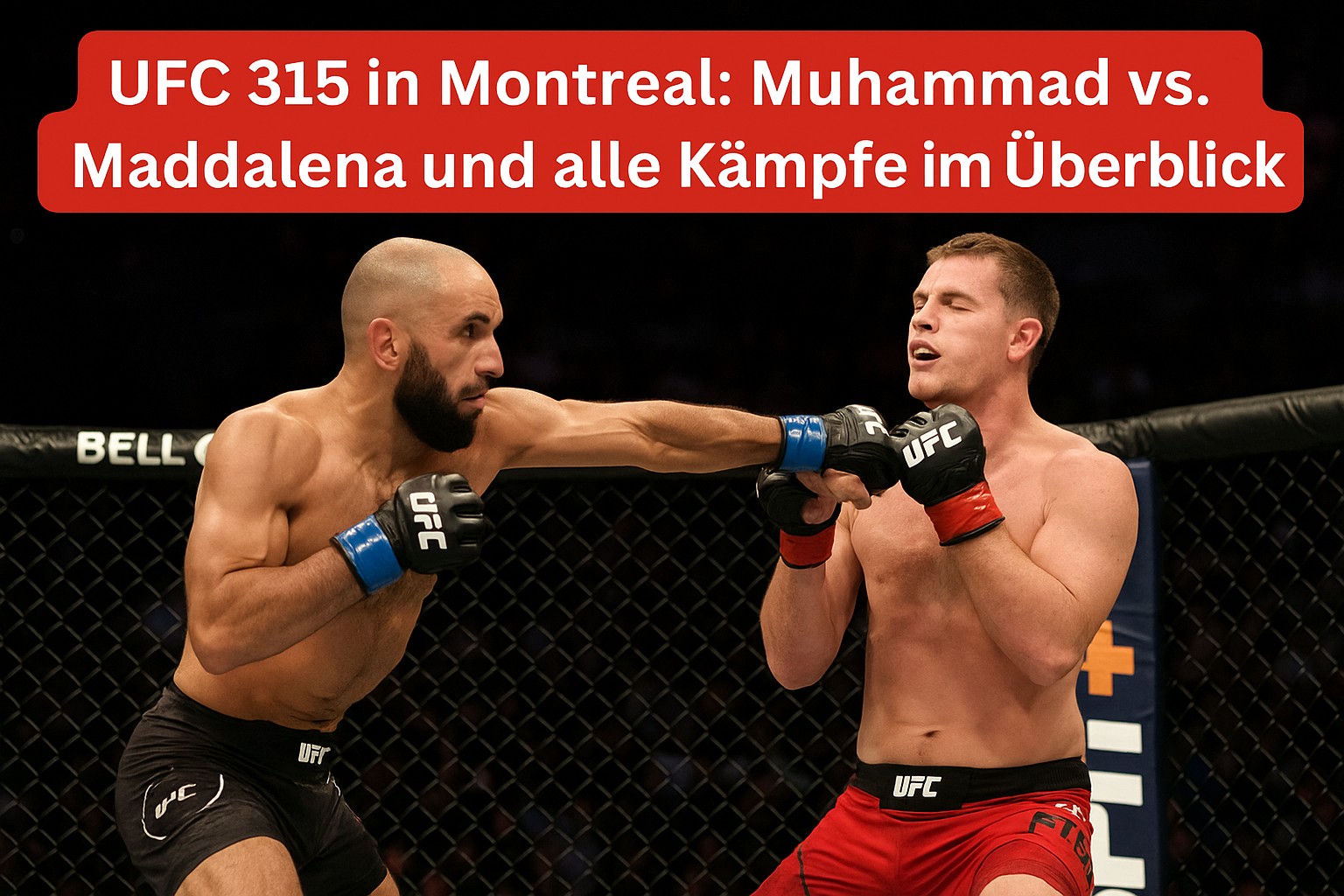 UFC 315 in Montreal: Muhammad vs. Maddalena und alle Kämpfe im Überblick