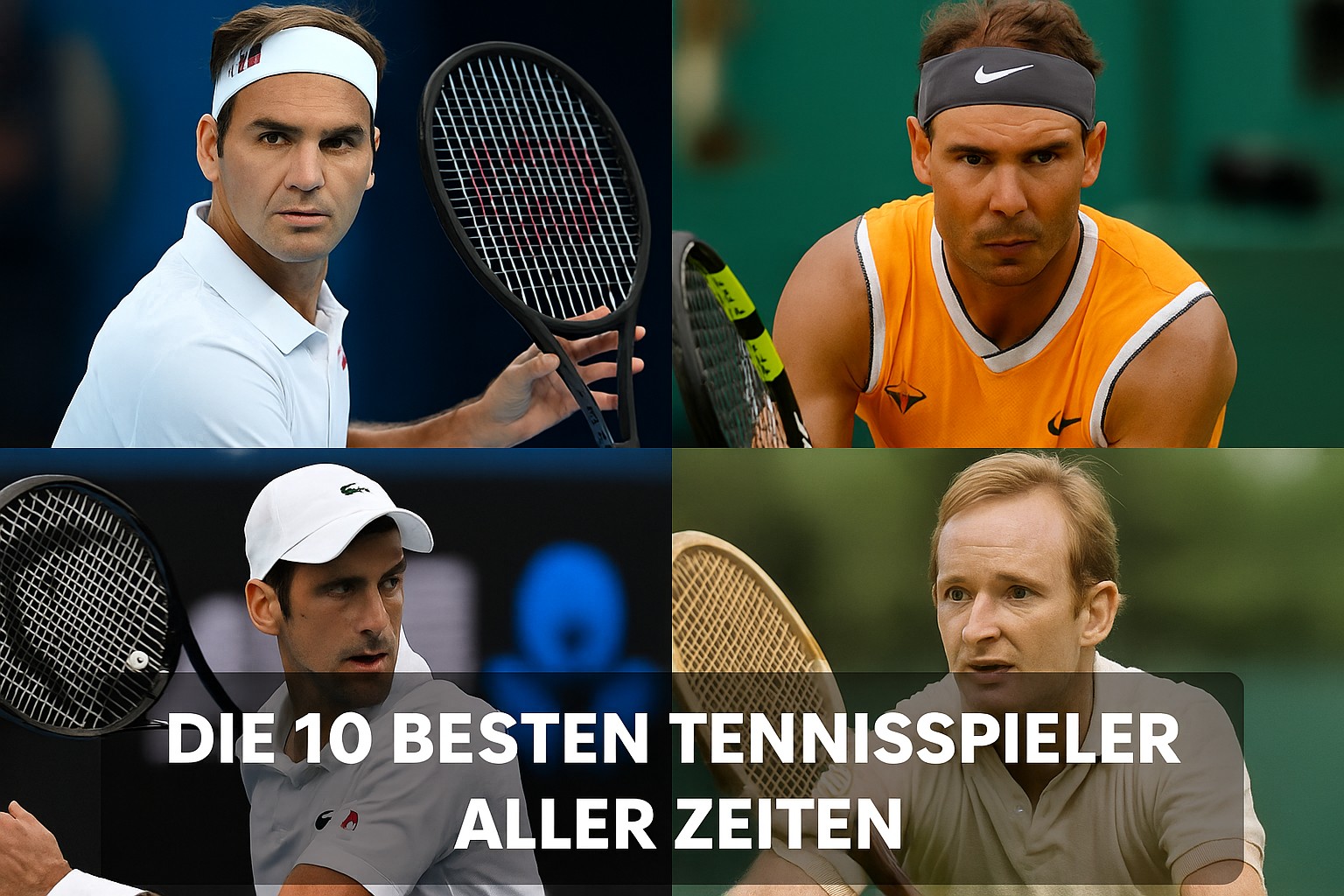 Die 10 besten Tennisspieler aller Zeiten: Legenden, Rekorde und Rivalitäten