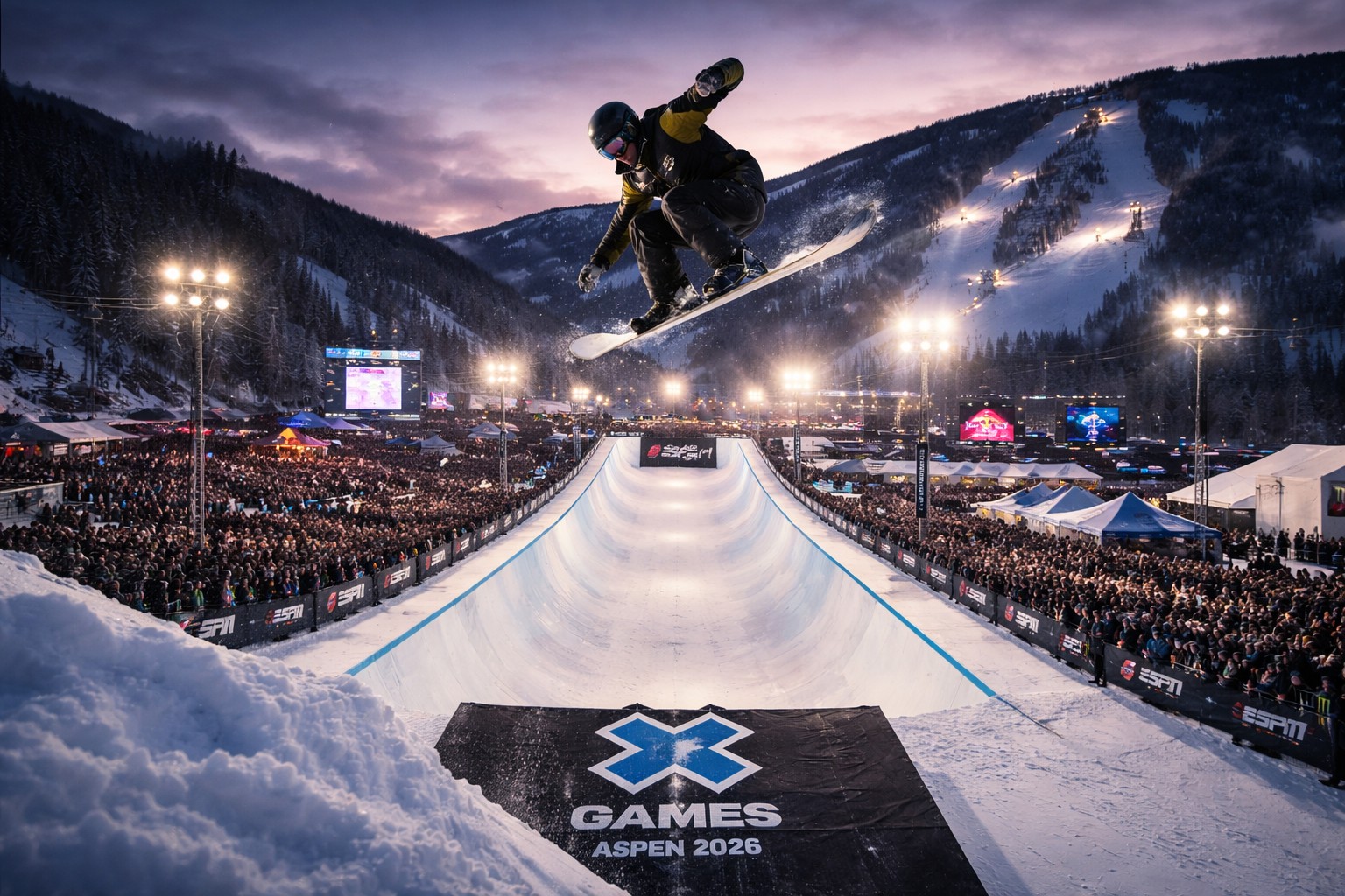 X Games Aspen 2026 (23.–25. Januar): Der große Guide zu SuperPipe, Big Air, Slopestyle & Knuckle Huck