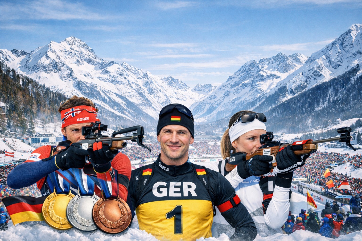 Biathlon bei Olympia 2026: Alle Wettbewerbe, Favoriten & deutsche Medaillen-Chancen in Antholz