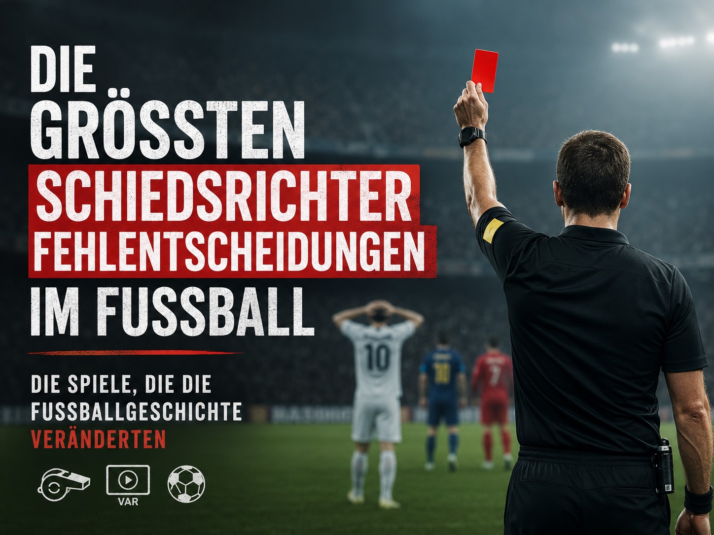 Die 10 folgenschwersten Schiedsrichter-Fehlentscheidungen der Fußballgeschichte