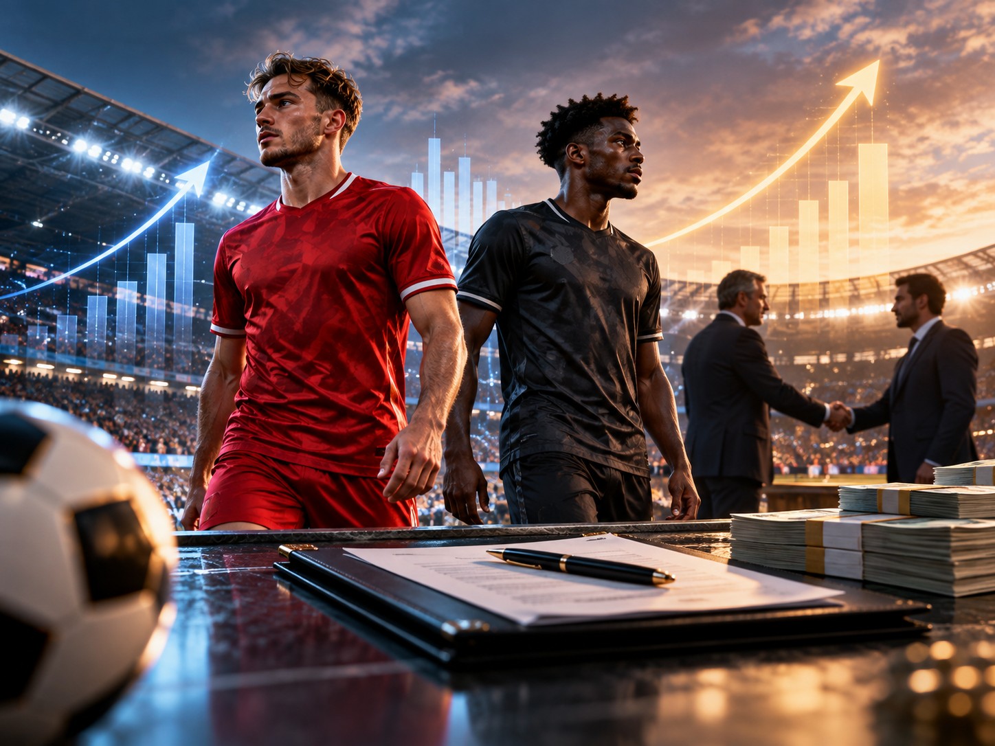 Bundesliga-Transferbilanz mit Fußballtransfers, Einnahmen und Ausgaben
