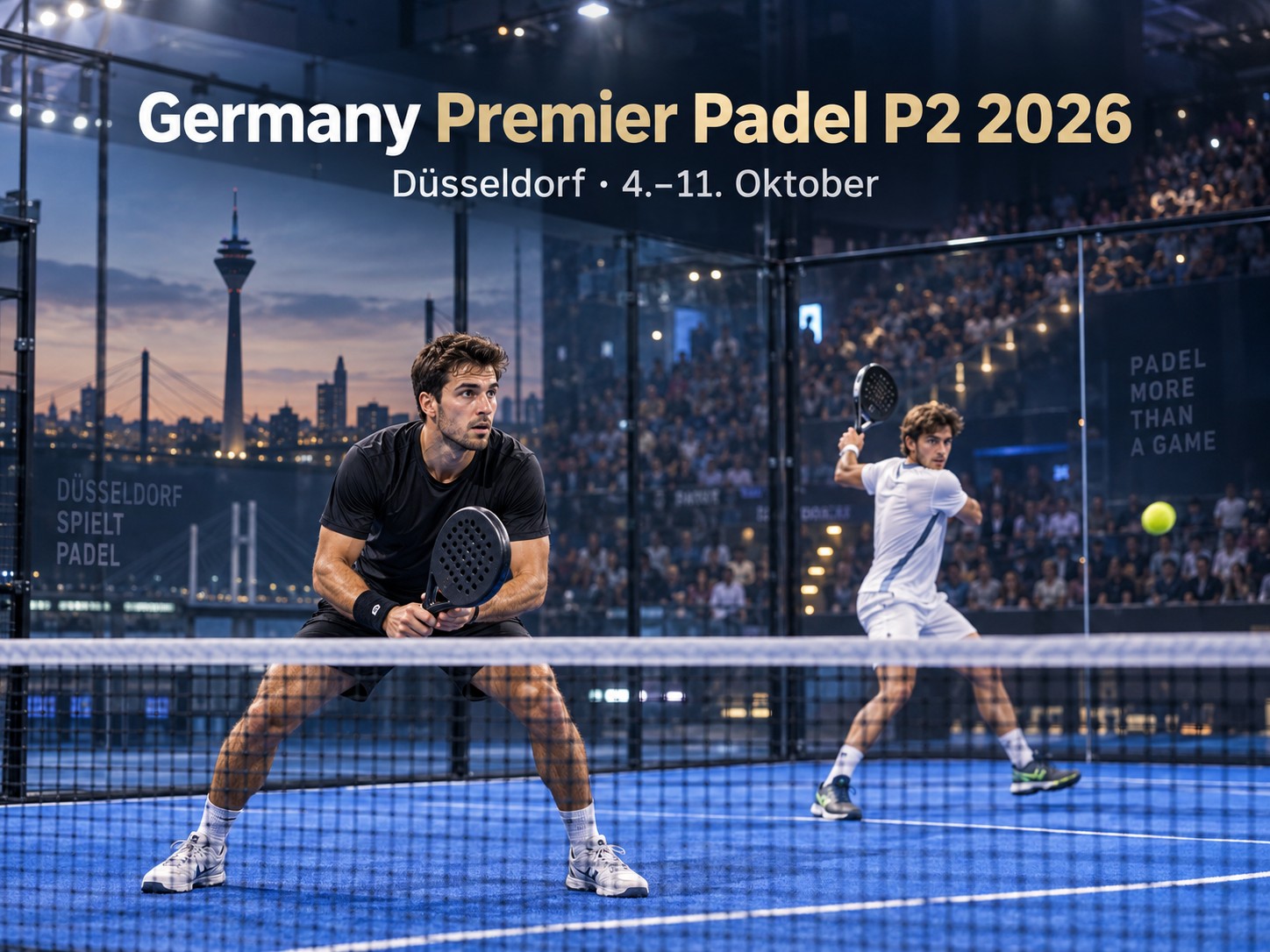 Germany Premier Padel P2 2026 in Düsseldorf: Teilnehmer, Spielplan, Tickets & Livestream